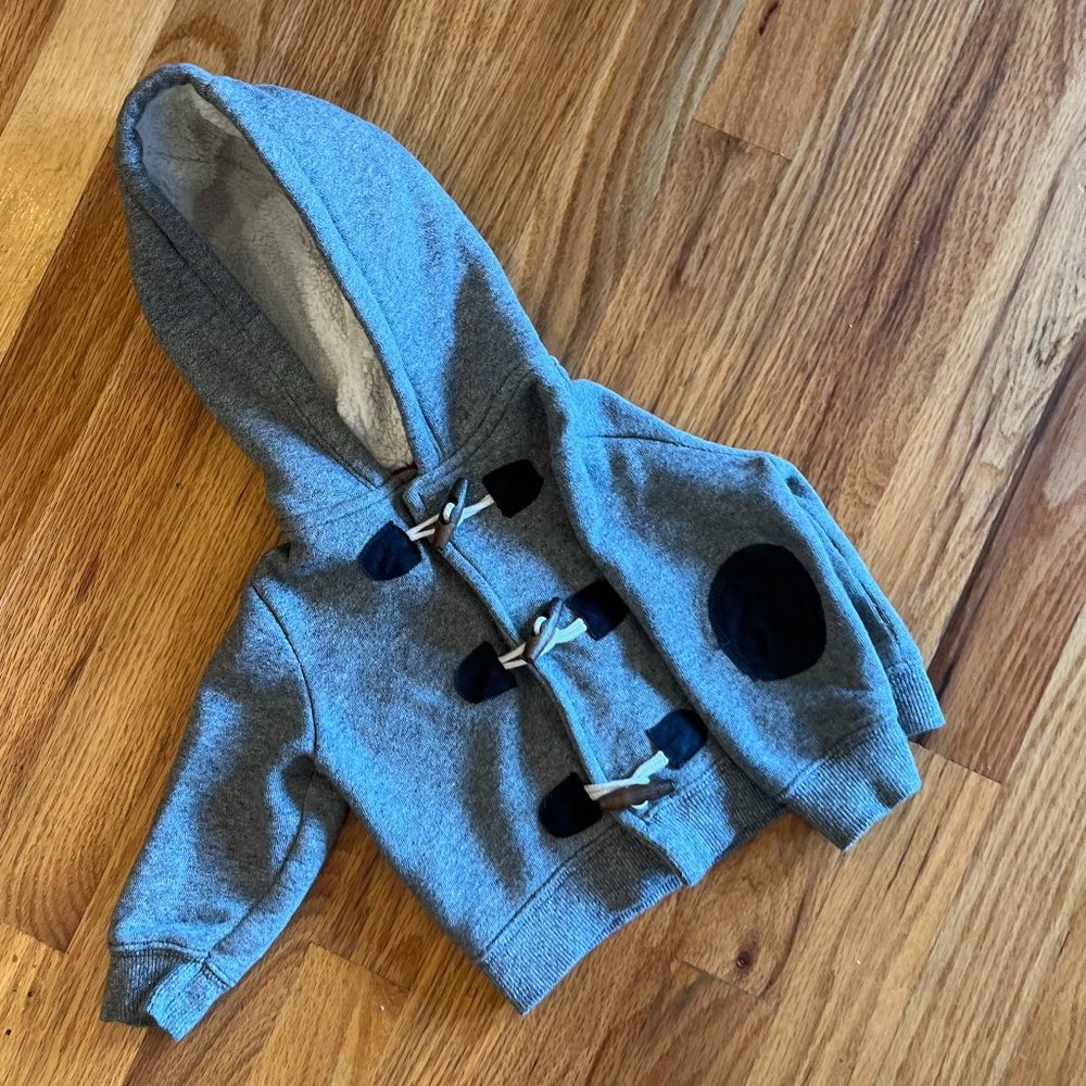 Carters Sweatshirt Jacket with Stylish details (12 mo)